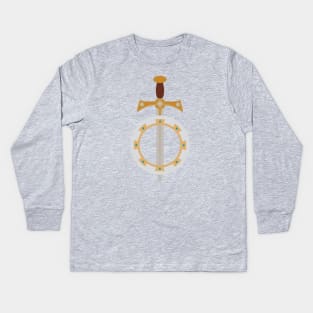 Warrior Within Kids Long Sleeve T-Shirt